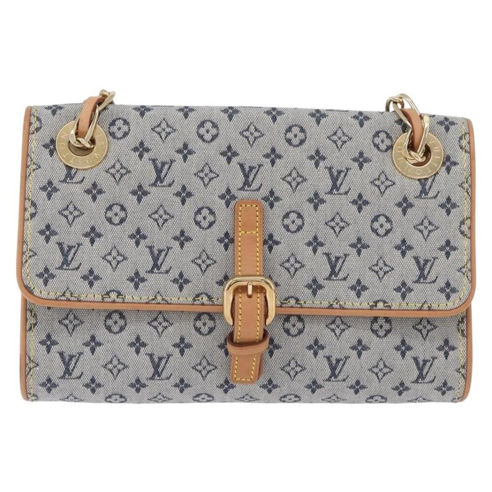 Louis Vuitton Monogram Mini Camille Chain Shoulder Bag Blue